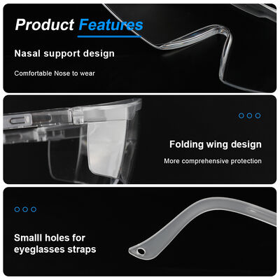 Hot Selling CE Ansi Z87 Eye Protection Goggles Stylish Anti Fog Clear Safety Working Eyewear Fashion Protective Glasses