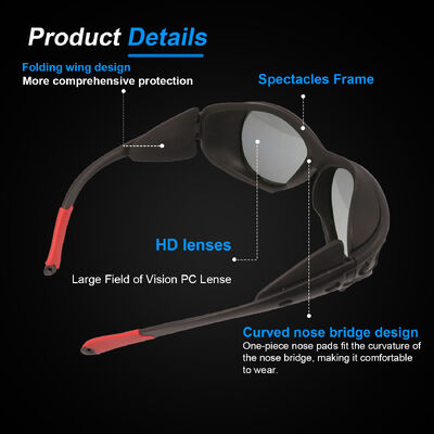 Tactical Sun Glasses Prescription Protective Eye Wear PC Rubber Unisex UV400 Anti Fog Stylish Dark Clear Industrial Goggles