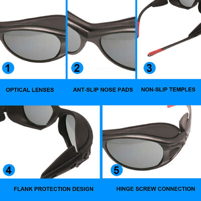 Safety Glasses Wrap-Around Protective Men Women Ansi Z87 Glass Tactical Night Vision Unisex Designer Prescription Work Goggles