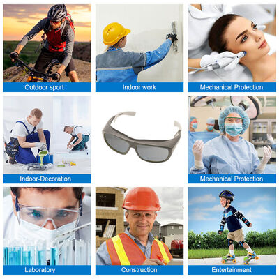 Hot-selling Dark Clear Lens Shield Trendy Ansi Z87 Unisex Impact Resistant Protective Working Safety Glasses Spectacles