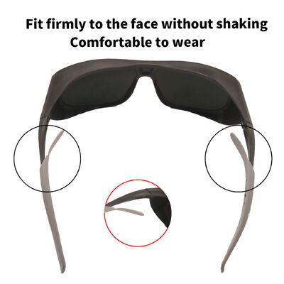 CE EN166 Ansi Z87.1 Adjustable Goggles ProtectiveAnti Fog Dust Construction Side Shields Stylish Dark Safety Glasses