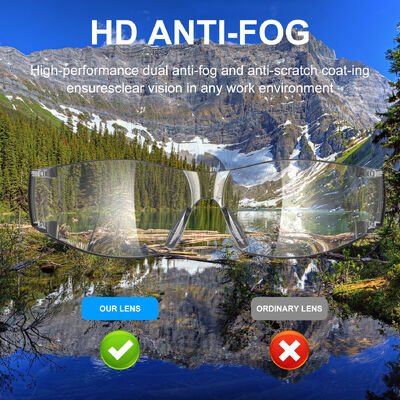 Hight Quality Eye protection Safety Glasses Anti-fog and Anti-scratch Lens Optical Safety Protective Glasses