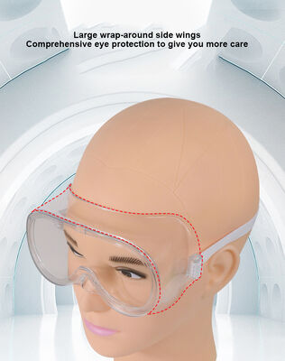 Factory Direct Wholesale Health Welding Eye Shield Googles Protective Clear Safety Glasses With Side Protection