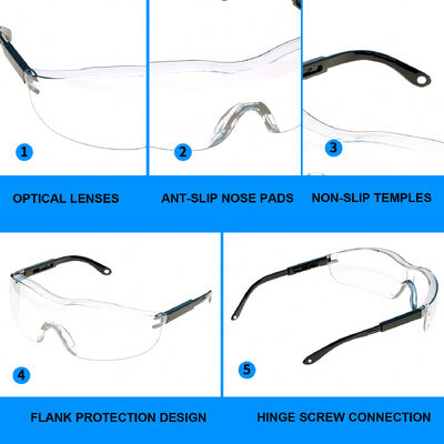 Hot Sale Ansi Z87 Safety Glasses Anti Fog Scratch Industrial Work Z87 Safety Glasses