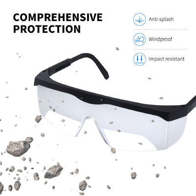 CE EN166 Ansi Z87 Anti Fog Scratch Dustproof Eye Protection Sand Safety Frost Goggles Pilot Construction Working Frosted Glasses