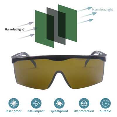 Laser safety goggles OD4 750-2000nm 532nm 800-1100nm 808nm Professional Industrial Laser Protection Eyewear Safety Glasses Optical Radiation Shield laser protection glasses Laser safety glasses