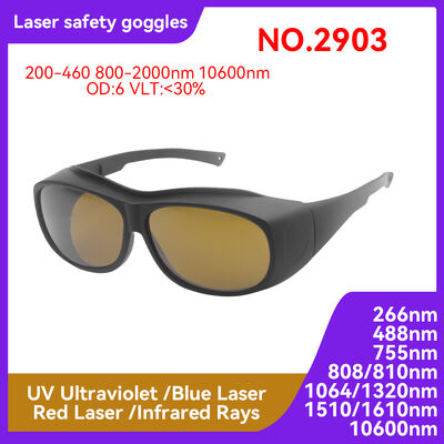 IPL laser glasses laser protection glasses protection laser OD6 LASER 532 glasses with laser Safety Goggles UV400 Protection Wraparound Sunglasses Polarized Lens Scratch Resistant Laser Safety Goggles