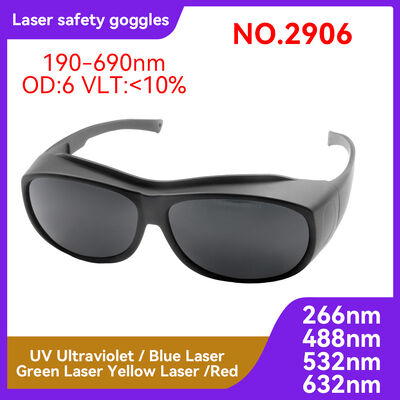 IPL laser glasses laser protection glasses protection laser OD6 LASER 532 glasses with laser Safety Goggles UV400 Protection Wraparound Sunglasses Polarized Lens Scratch Resistant Laser Safety Goggles