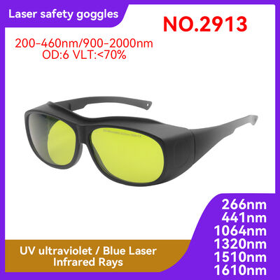 IPL laser glasses laser protection glasses protection laser OD6 LASER 532 glasses with laser Safety Goggles UV400 Protection Wraparound Sunglasses Polarized Lens Scratch Resistant Laser Safety Goggles