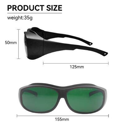 IPL laser glasses laser protection glasses protection laser OD6 LASER 532 glasses with laser Safety Goggles UV400 Protection Wraparound Sunglasses Polarized Lens Scratch Resistant Laser Safety Goggles