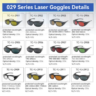 IPL laser glasses laser protection glasses protection laser OD6 LASER 532 glasses with laser Safety Goggles UV400 Protection Wraparound Sunglasses Polarized Lens Scratch Resistant Laser Safety Goggles