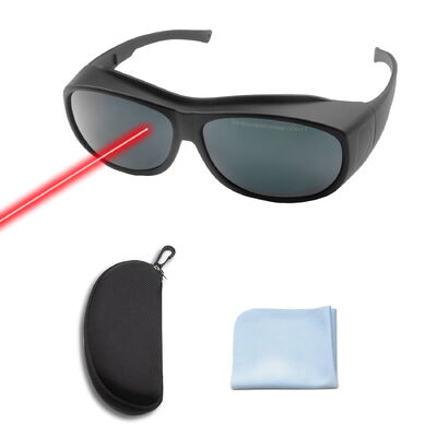 IPL laser glasses laser protection glasses protection laser OD6 LASER 532 glasses with laser Safety Goggles UV400 Protection Wraparound Sunglasses Polarized Lens Scratch Resistant Laser Safety Goggles
