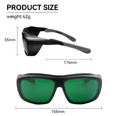 450nm protective glasses laser safeti glasses Laser goggles patch inside 1064nm Safety Glasses fiber laser glasses Clear PC Lens Welding Safety Glasses FOR LASER Laser Glasses protection glasses OD6