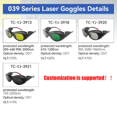 Goggles Glasses Laser protection safeti glasse laser lens Protector laser Laser glasses protection laser protection glasses Laser Goggles blue laser glasses Laser safety laser protector OD7 GOGGLES