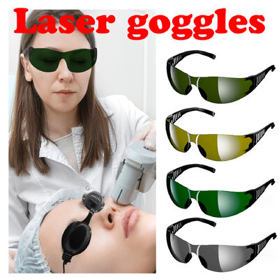Laser Protective Glasses Certified190-2000nm absorption protection ipl glasses Laser Glasses 755nm Laser lenses Eye Protection 1064 Zip case Safety Glasses Laser Safety GlassesLaser Protect Glasses