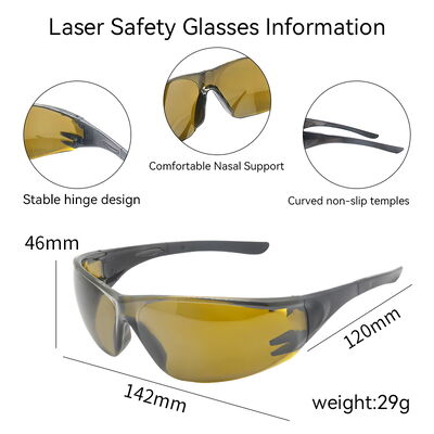 Laser protective glasses certified laser protect glasses laser saftey glasses laser glasses OD3 OD5 laser protection 10600nm Laser safety glasses ipl glasses LASER LASER laser goggles protection laser