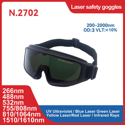 For laser Optical safety goggles OD3 OD5 190-480nm high absorption protective glasses UV laser safety lenses Laser pointer safety 532nm green laser Eye injury prevention Laser hazard control for laser