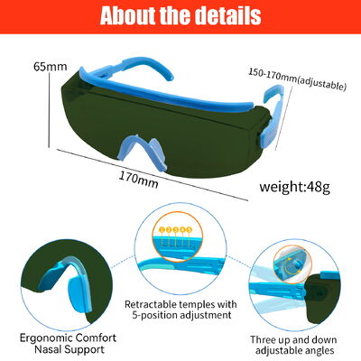 Laser protective glasses certified laser protector laser protective 532 laser glasses laser protection glasses laser safety glasses GOGGLES GLASSES laser protection safeti glasse co2 laser pointer