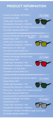 protective glasses co2 laser protection glasses ipl safety glasses glasses with laser 10600+1064nm laser eye protection laser protector laser protection glasses IPL laser glasses protection laser
