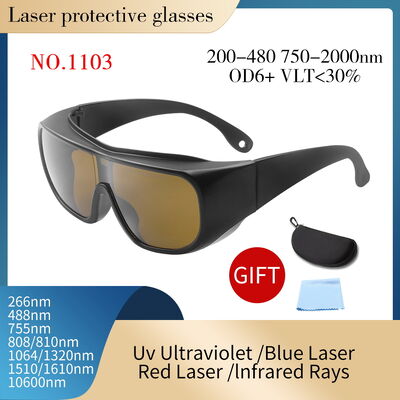 Laser eye protection laser laser protector laser protection lenses 200-480nm 750-2000nm 755nm laser protective sheet laser protection glasses laser protection glasses laser protection safeti glasses