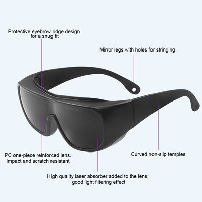 co2 laser protection glasses LASER WELDING GLASSES laser protective glasses laser protection goggles laser safety glasses laser  OD6 protection glasses laser saftey glasses Laser protective lenses