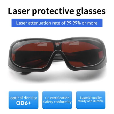 Laser protective glasses certified ipl laser glasses protective glasses for laser eye protection glasses laser safeti glasses OD6+ LASER 532 laser protection lenses laserprotective sheet for laser