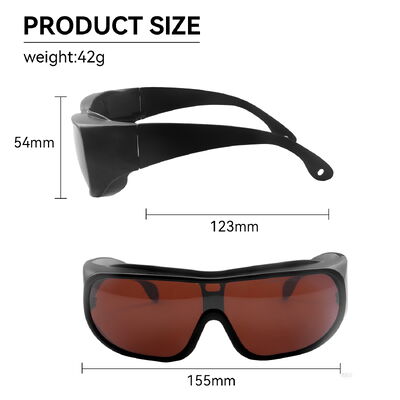 Laser protective glasses certified ipl laser glasses protective glasses for laser eye protection glasses laser safeti glasses OD6+ LASER 532 laser protection lenses laserprotective sheet for laser