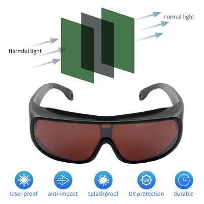 Laser protective glasses certified ipl laser glasses protective glasses for laser eye protection glasses laser safeti glasses OD6+ LASER 532 laser protection lenses laserprotective sheet for laser