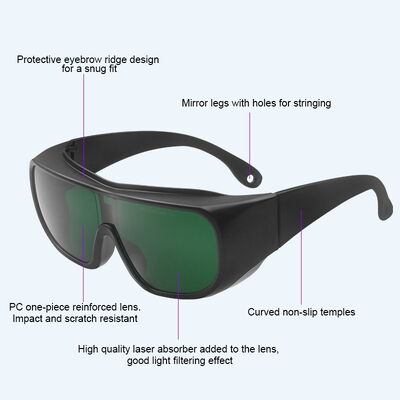 IPL GLASSES PROTECTIVE protective glasses for laser laser protection goggles laser welding glasses 610-1200nm Laser protective lenses laser protection goggles 450nm protective glasses green laser