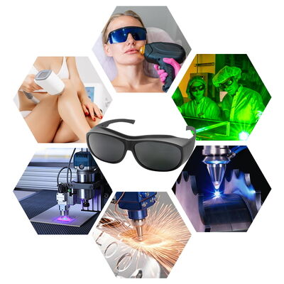 Laser goggles patch inside 1064nm safety glasses OD3+ 200-2000nm fiber laser glasses laser protector laser protective 532 laser glasses laser protection glasses laser safety glasses laser lenses