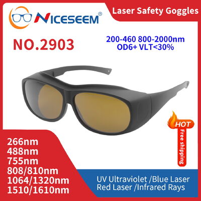 Goggles glasses laser protection safeti glasse laser protect glasses 200-460nm 800-2000nm OD6+ laser saftey glasses laser glasses laser protection Laser safety glasses laser lenses protect laser