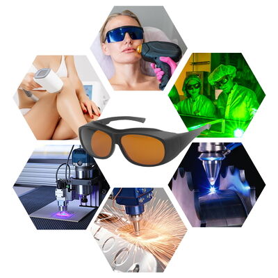 Professional laser glasses laser protection safeti glasse glasses for laser ipl laser glasses glasses with laser 200-460nm OD6 Laser protective glasses certified professional laser glasses Laser glass