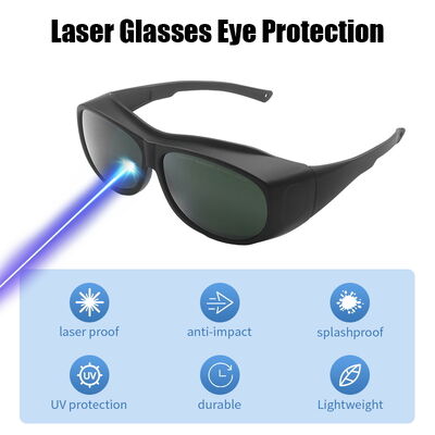Laser glasses laser protection glasses Laser protective glasses certified laser protection lenses laserprotective sheet 190-460nm 460-630nm OD1+ OD6 630-2000nm for laser laser protective glasses