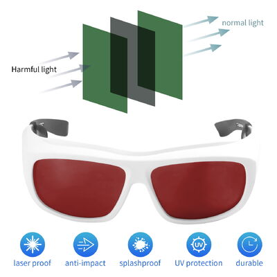 Laser safety glasses LASER SAFETI GLASSES laser protection 190-550nm 800-1100nm 266nm 488nm 532nm 810nm Infrared Rays protection laser Laser protective lenses laser lenses protect laser ipl glasses