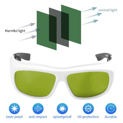 laser protection glases IPL glasses protective laser eye protection laser level glasses 1320nm 1510nm OD6+ LASER PROTECTIVE LENSES  co2 laser protection glasses ipl safety glasses glasses with laser