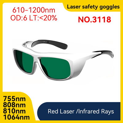 LASER SAFETI GLASSES 1064nm glasses laser protection  safety glasses laser protect glasses 610-1200nm 755nm 810nm 808nm laser safeti glasses co2 laser protection glasses laser lenses protect laser