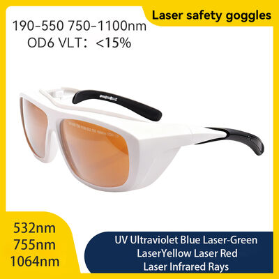 PROTECTION LASER laser protection Laser protective lenses laser protection safeti glasse LASER PROTECTOR 190-550nm 750-1100nm 532nm 755nm laser protective glasses laser glasses glasses for laser