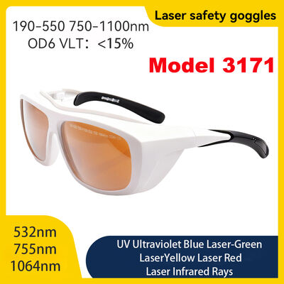 PROTECTION LASER laser protection Laser protective lenses laser protection safeti glasse LASER PROTECTOR 190-550nm 750-1100nm 532nm 755nm laser protective glasses laser glasses glasses for laser