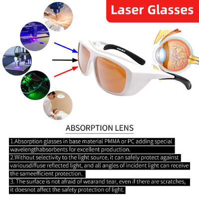 PROTECTION LASER laser protection Laser protective lenses laser protection safeti glasse LASER PROTECTOR 190-550nm 750-1100nm 532nm 755nm laser protective glasses laser glasses glasses for laser