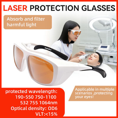 PROTECTION LASER laser protection Laser protective lenses laser protection safeti glasse LASER PROTECTOR 190-550nm 750-1100nm 532nm 755nm laser protective glasses laser glasses glasses for laser