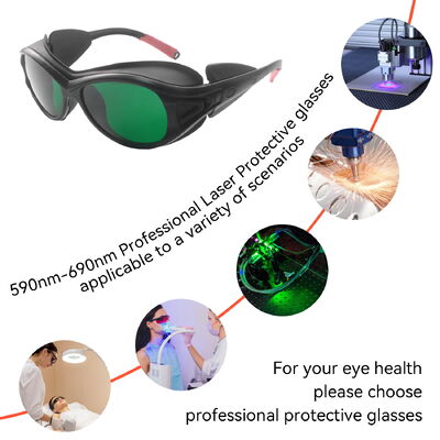 LASER FOR laser protection glasses laser safety glasses 590-690nm OD7+ CE laser protection glasses laser prlaser safeti glasses prootective glasses Laser glasses party co2 laser protection glasses