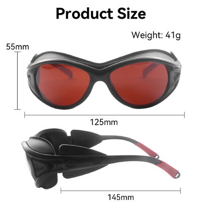 LASER SAFETI GLASSES laser protection glasses laser eye protection laser protect glasses 190-550nm 800-1100nm OD7+ laser saftey glasses laser protect glasses ipl safety glasses laser level glasses