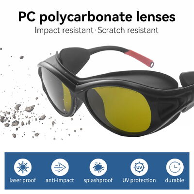 ipl glasses protective co2 laser protection glasses glasses with laser professional laser glasses 200-450nm 800-1100nm OD7+ for laser co2 laser laser laser protector laser level glasses ipl glasses