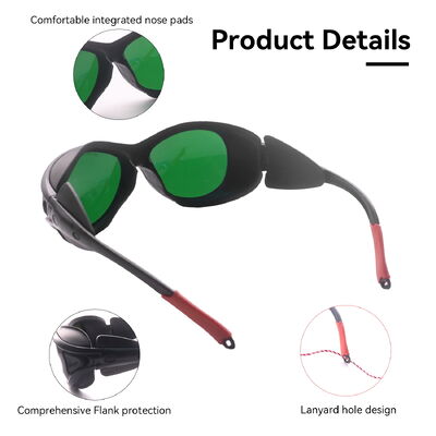 Laser protective glasses certified laser goggles 450nm protective glasses fiber laser glasses 200-450nm 560-2000nm laser lenses laser protect glasses laser protection glasses with laser co2 laser