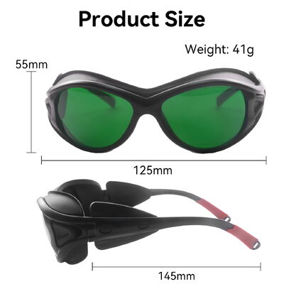 Laser protective glasses certified laser goggles 450nm protective glasses fiber laser glasses 200-450nm 560-2000nm laser lenses laser protect glasses laser protection glasses with laser co2 laser