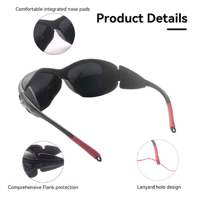 Laser protective glasses certified UV Protection Wavelength Protection EN 207 Certified PC Frame1064nm 190-690nm OD7 Laser Processing Laser Processing Workshop Laboratory Research Medical Surgery
