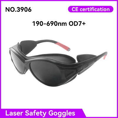 Laser protective glasses certified UV Protection Wavelength Protection EN 207 Certified PC Frame1064nm 190-690nm OD7 Laser Processing Laser Processing Workshop Laboratory Research Medical Surgery