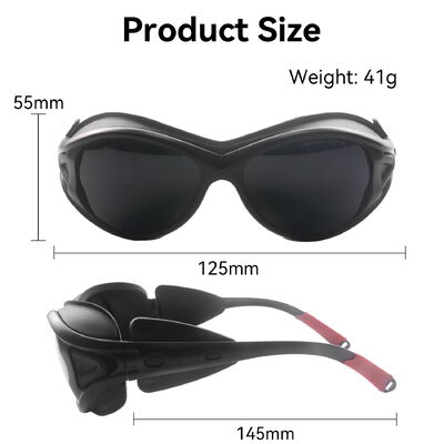 Laser protective glasses certified UV Protection Wavelength Protection EN 207 Certified PC Frame1064nm 190-690nm OD7 Laser Processing Laser Processing Workshop Laboratory Research Medical Surgery