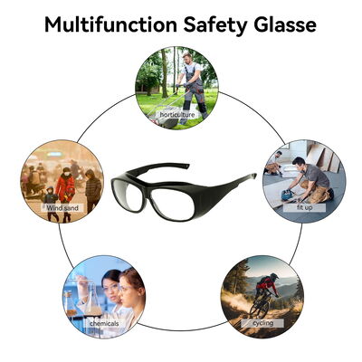 Factory Wholesale Safety glasses CE Certified Anti Fog Clear Lens Protective Eyewear Impact Resistant Scratch Free UV400 PC Work Goggles for Men and Women Construction Workshop Lab PPE Eye Protection