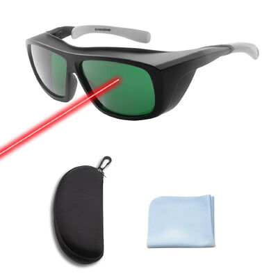 Laser Safety Glasses 200-2000nm OD5+ CE Goggles Anti Fog Dust UV Protection for Laser Cutting Welding Marking Engraving Medical Lab Industrial Splashproof Lightweight Comfortable Impact Resistant Work
